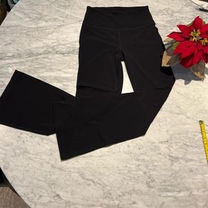 Lululemon black flare yoga pants